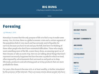 Big Bung blog